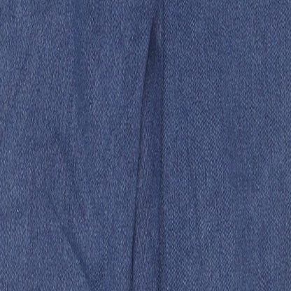 Marks & Spencer Womens Blue Cotton Jegging Jeans Size 6 L26 in Regular