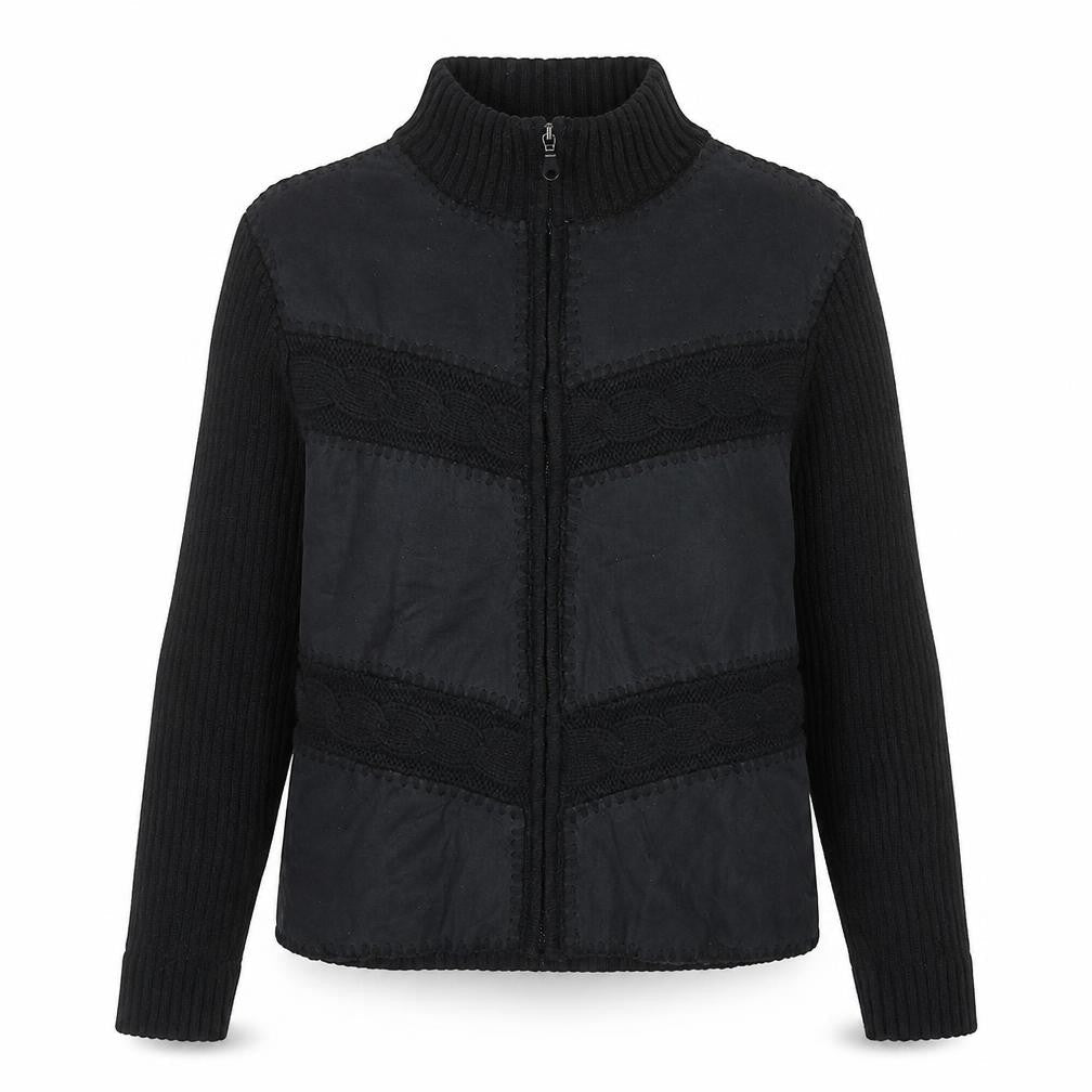 Diva Womens Black Jacket Coat Size M Zip - Size M/L