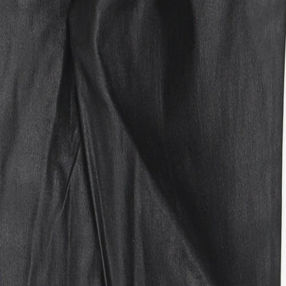 Very Womens Black Viscose Jegging Trousers Size 12 L27 in Regular Zip