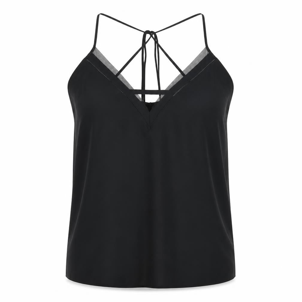 Autograph Womens Black Polyester Camisole Tank Size 22 V-Neck