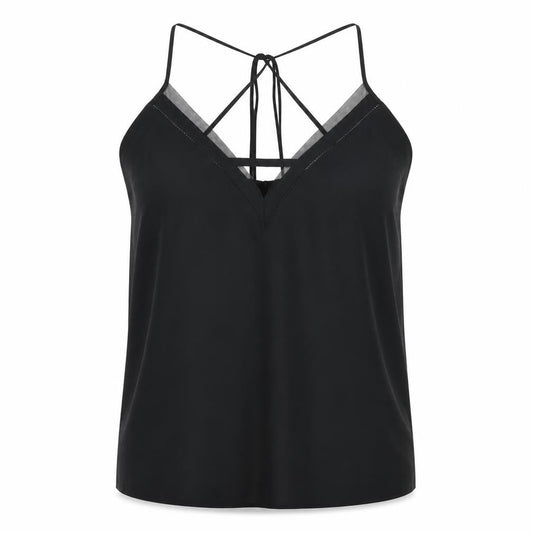 Autograph Womens Black Polyester Camisole Tank Size 22 V-Neck