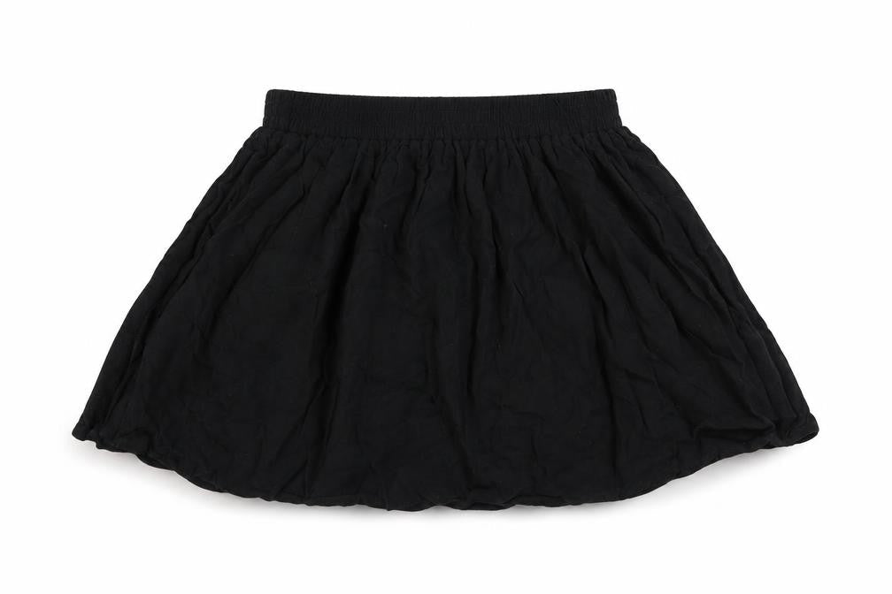 FOREVER 21 Womens Black Polyester Skater Skirt Size S