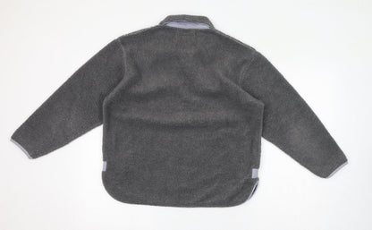 Jackpot Womens Grey Polyester Pullover Sweatshirt Size 4 Pullover