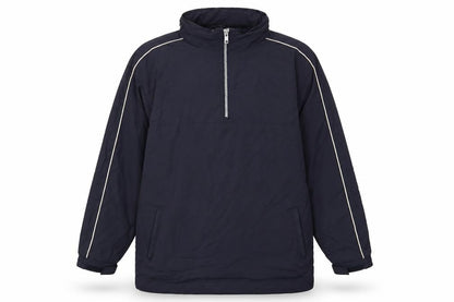 Game Gear Mens Blue Jacket Poncho Size L Zip - Pockets