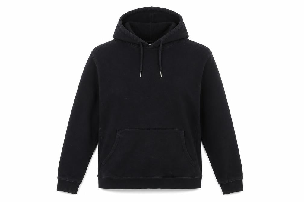 tpshop Womens Black Cotton Pullover Hoodie Size S Pullover - Pockets