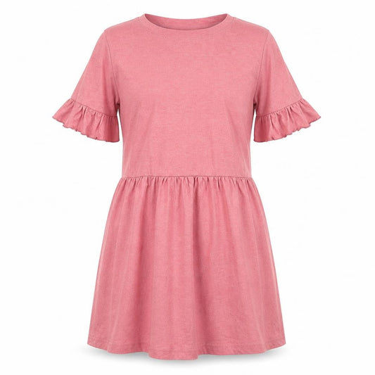 Missguided Womens Pink Polyester Shift Size 10 Round Neck Pullover