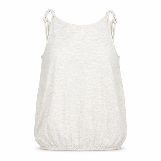 NEXT Womens Beige Polyester Camisole Blouse Size 10 Scoop Neck - Knot Strap Cowl Back