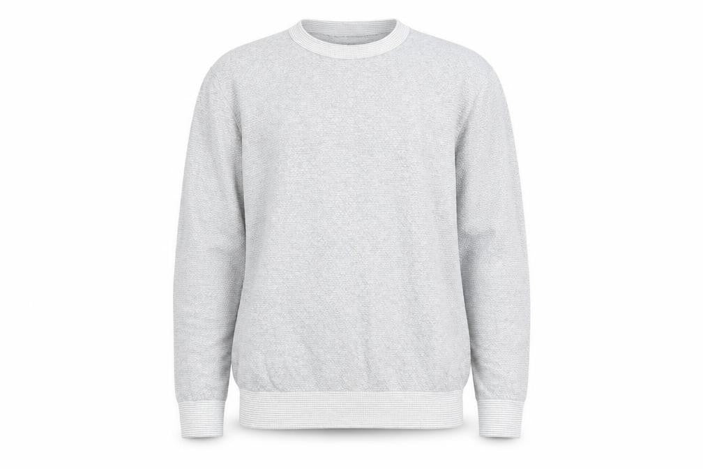 Marks & Spencer Mens Grey Round Neck Acrylic Pullover Jumper Size M Long Sleeve