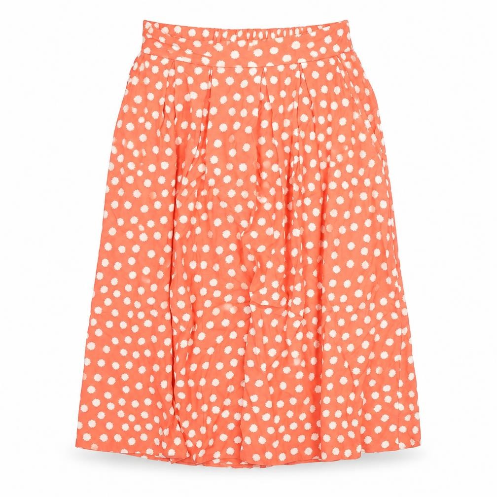 blue chameleon Womens Pink Floral Viscose Flare Skirt Size 12