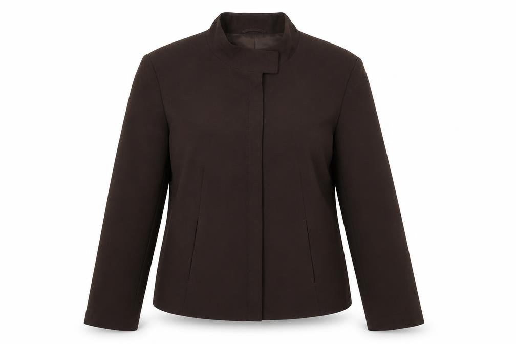 Betty Barclay Womens Brown Jacket Size 12 Zip