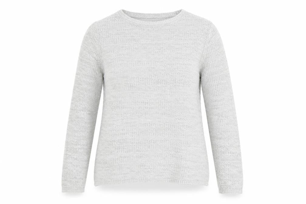 Cotton On Womens Grey Round Neck Acrylic Pullover Jumper Size XS
