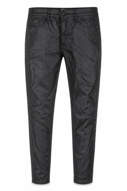 Stradivarius Womens Black Polyester Jegging Trousers Size 12 L27 in Regular Button
