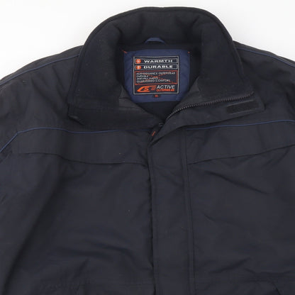 Active Mens Blue Jacket Size XL Zip