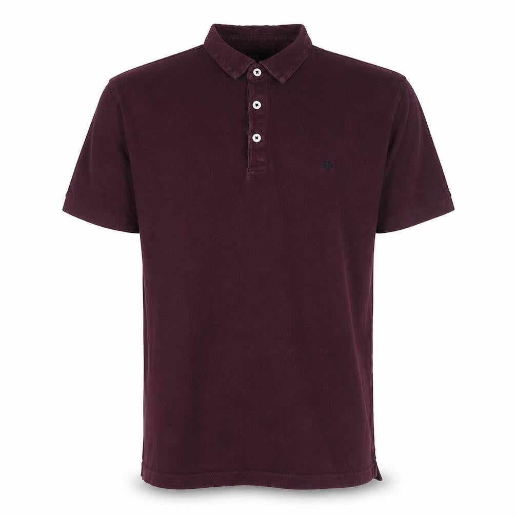 Savile Row Mens Red Polyester Polo Size XL Collared Pullover