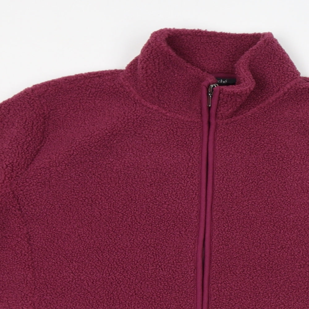 Bonmarché Womens Pink Jacket Size 16 Zip