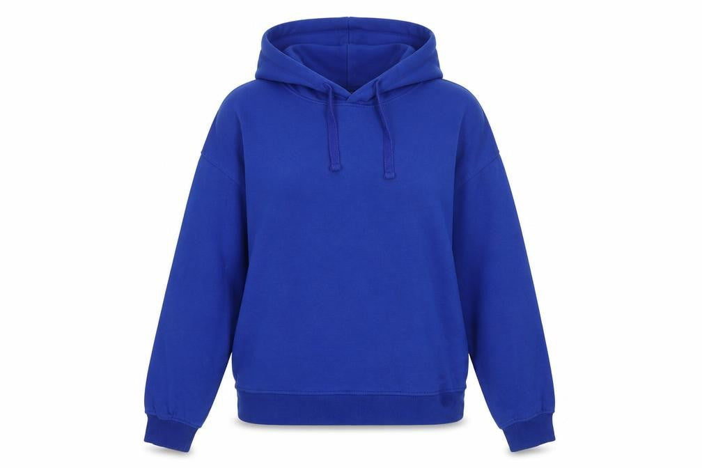 Zara Womens Blue Polyester Pullover Hoodie Size S Pullover