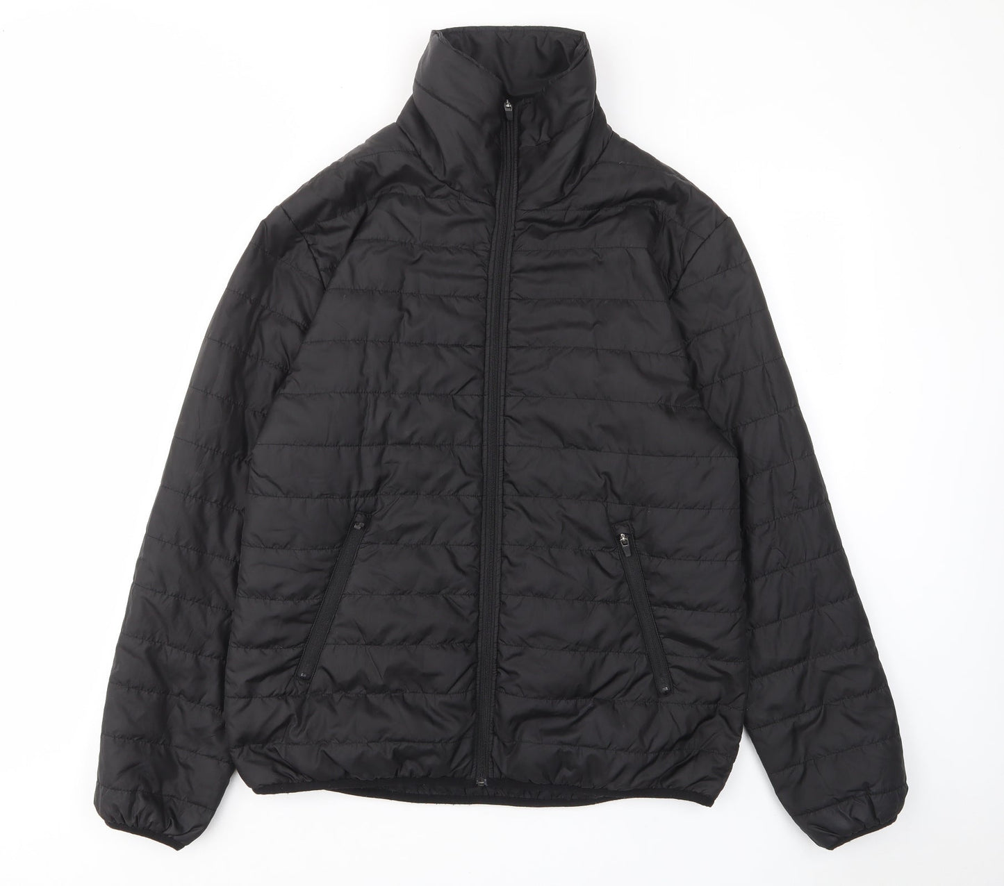 SWELL Womens Black Jacket Size 14 Zip - Zip Pocket