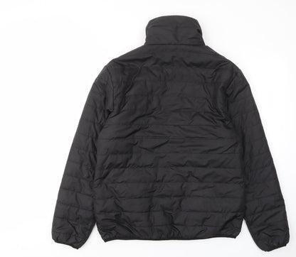 SWELL Womens Black Jacket Size 14 Zip - Zip Pocket