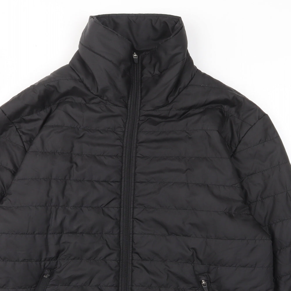 SWELL Womens Black Jacket Size 14 Zip - Zip Pocket