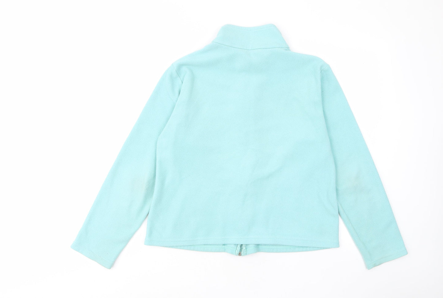 Marks and Spencer Womens Blue Jacket Size 14 Zip - Pockets