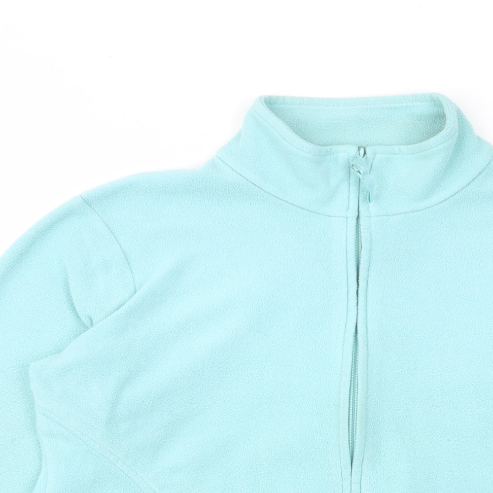 Marks and Spencer Womens Blue Jacket Size 14 Zip - Pockets