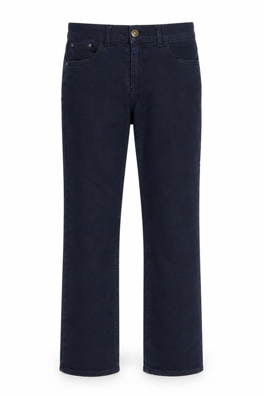 Casual Wear Womens Blue Cotton Straight Jeans Size 28 in L27 in Regular Zip - Pockets