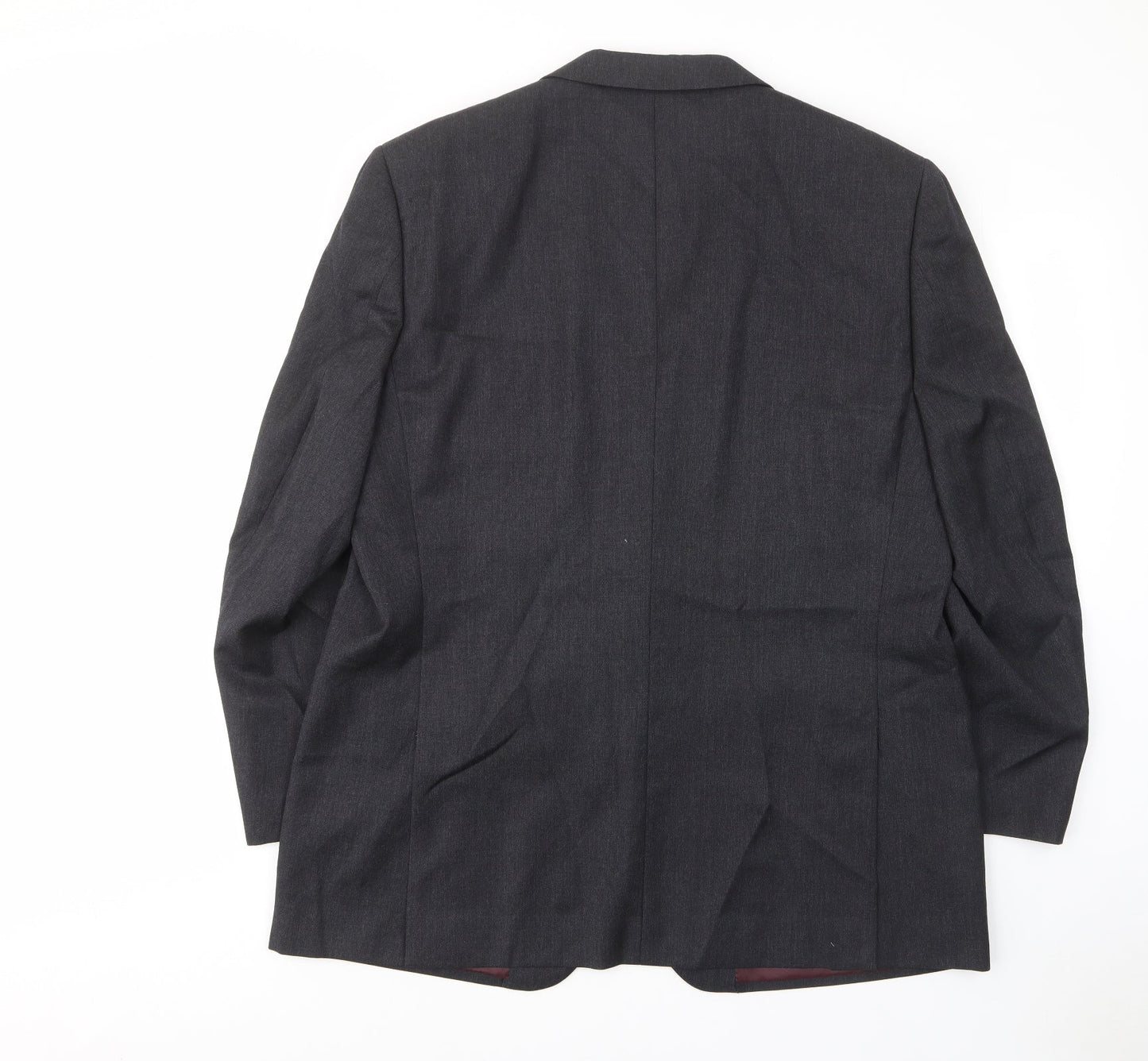 Greenwoods Mens Grey Wool Jacket Suit Jacket Size 44 Regular - Pockets