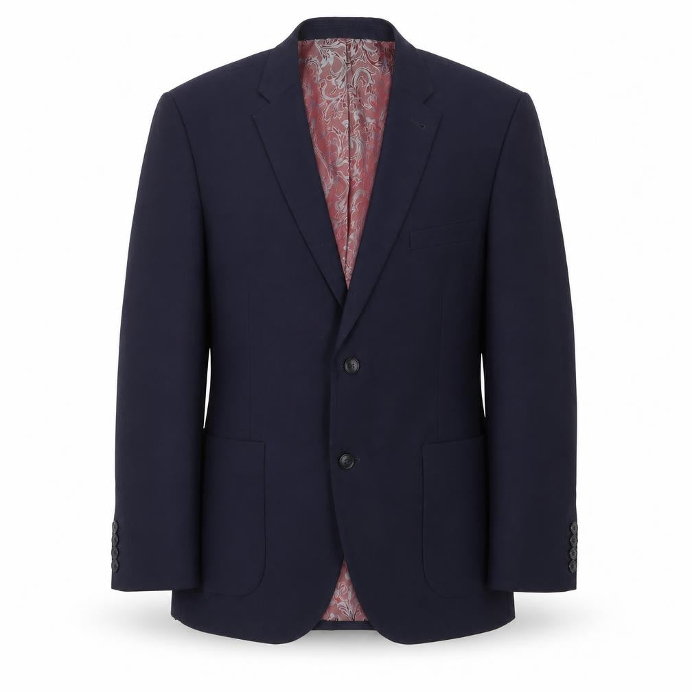 Harry Brown Mens Blue Wool Jacket Suit Jacket Size 42 Regular