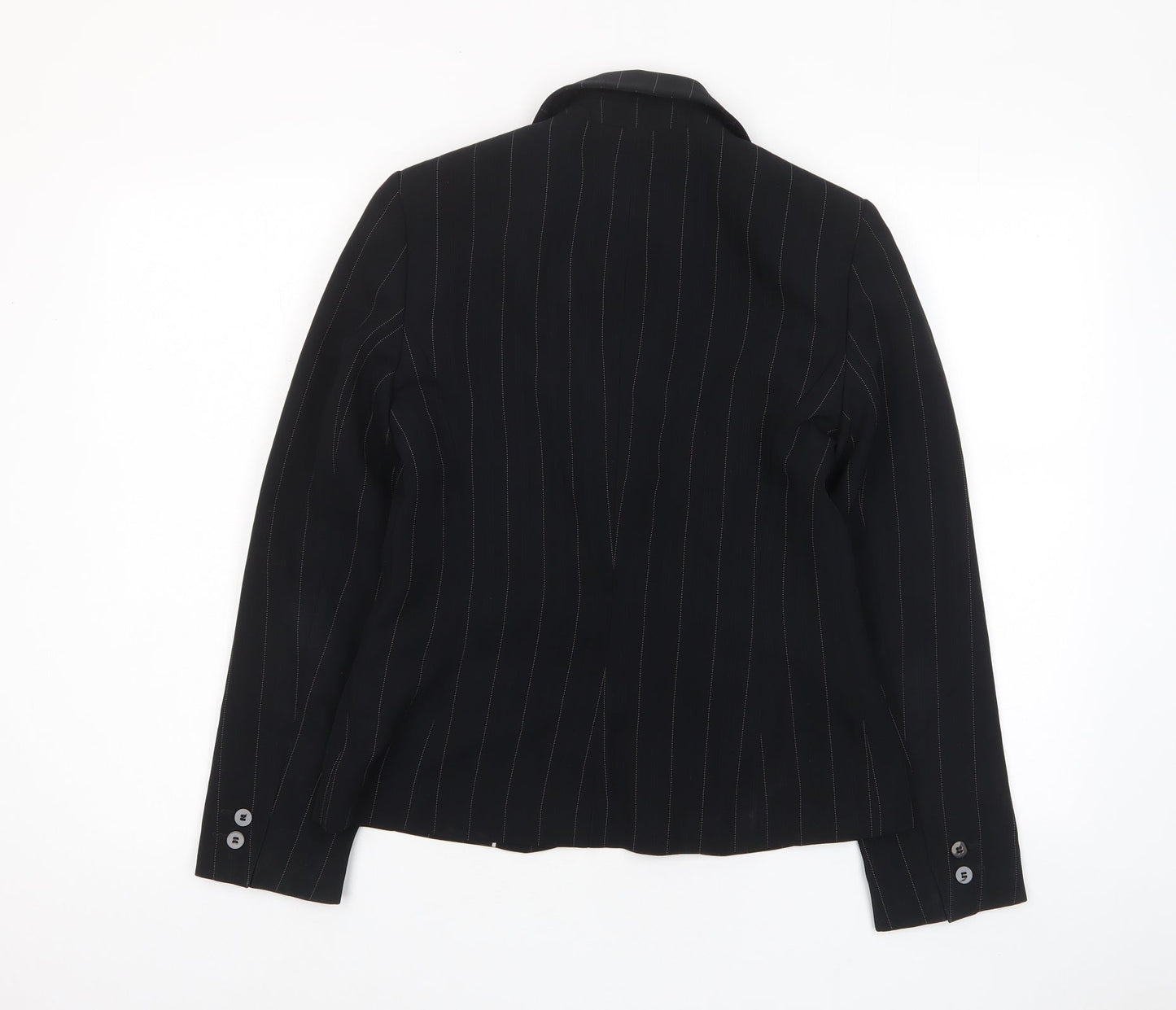NEXT Womens Black Jacket Blazer Size 10 Button