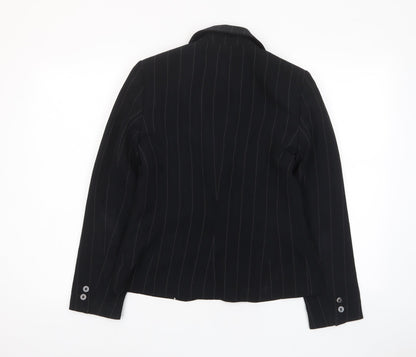 Next Womens Black Jacket Blazer Size 10 Button