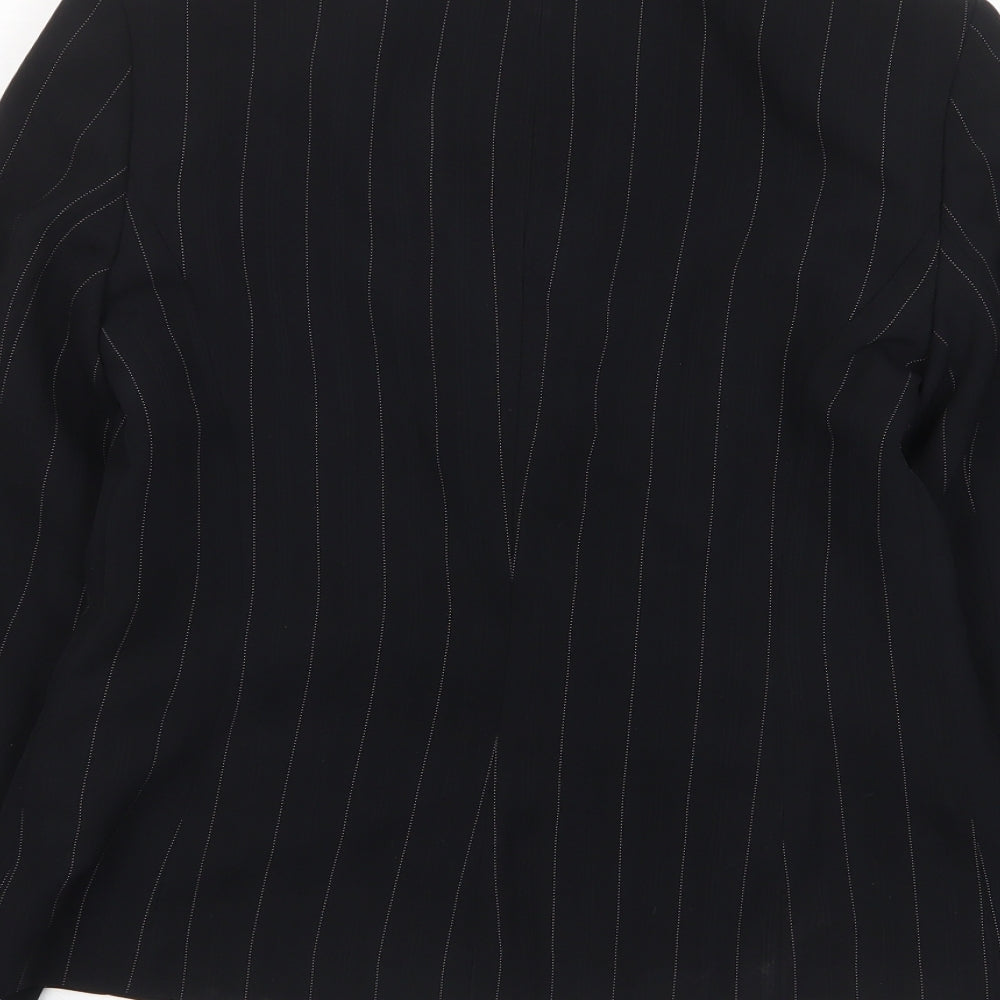 NEXT Womens Black Jacket Blazer Size 10 Button