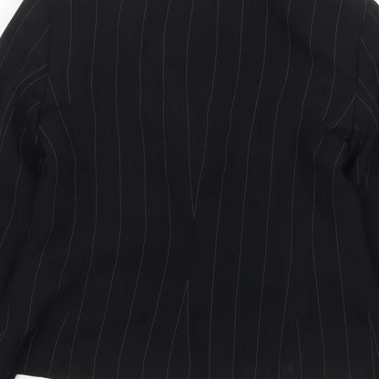 Next Womens Black Jacket Blazer Size 10 Button