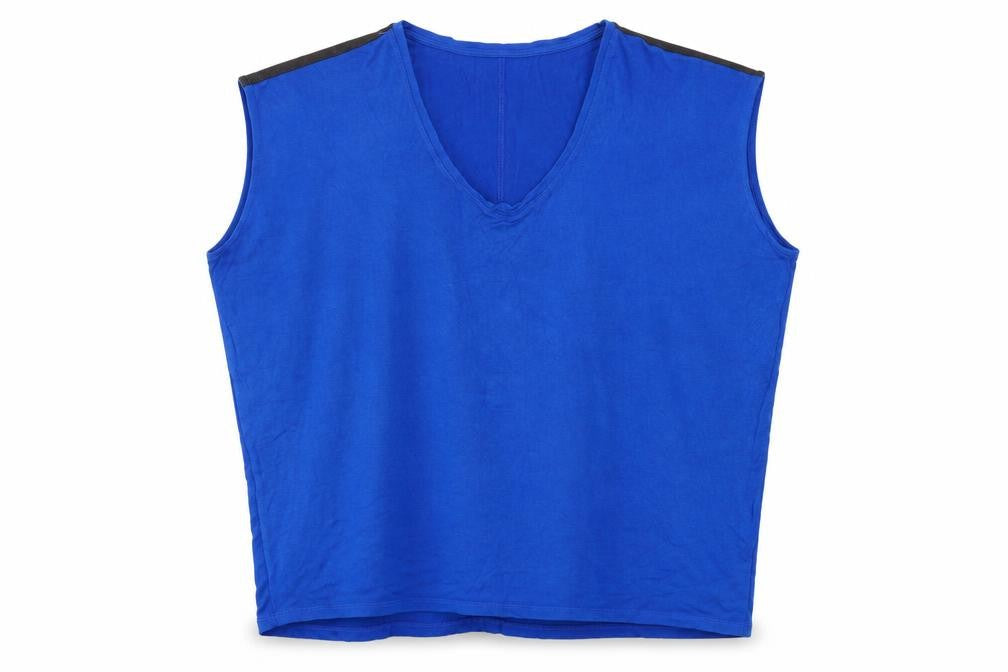 Zara Womens Blue Viscose Basic Tank Size M Scoop Neck