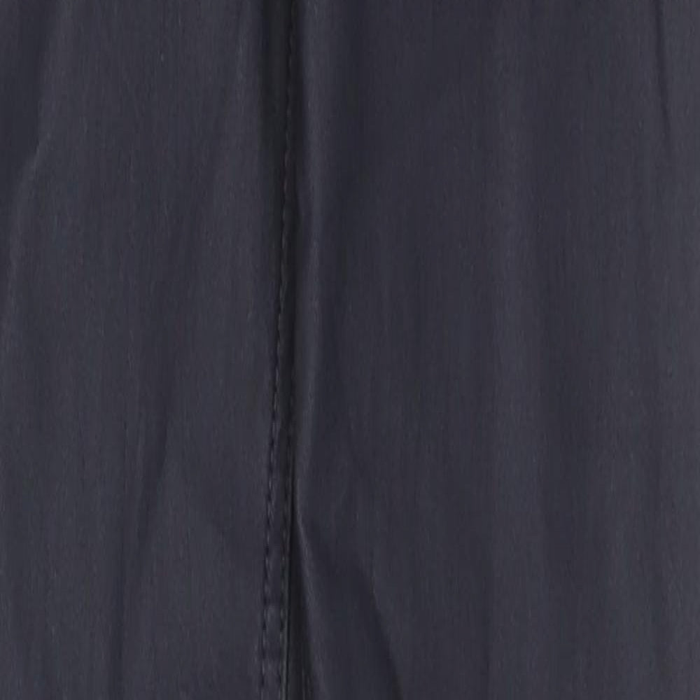 Marks and Spencer Womens Blue Viscose Jegging Trousers Size 6 L28 in Slim