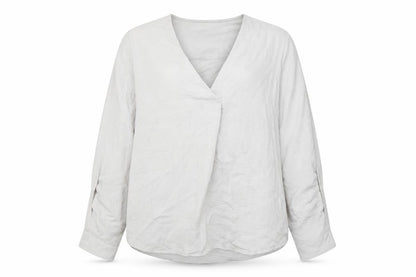 Apricot Womens Ivory Polyester Basic Blouse Size 12 V-Neck