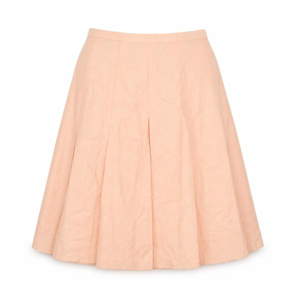 Encore Womens Pink Polyester Swing Skirt Size 14 Zip