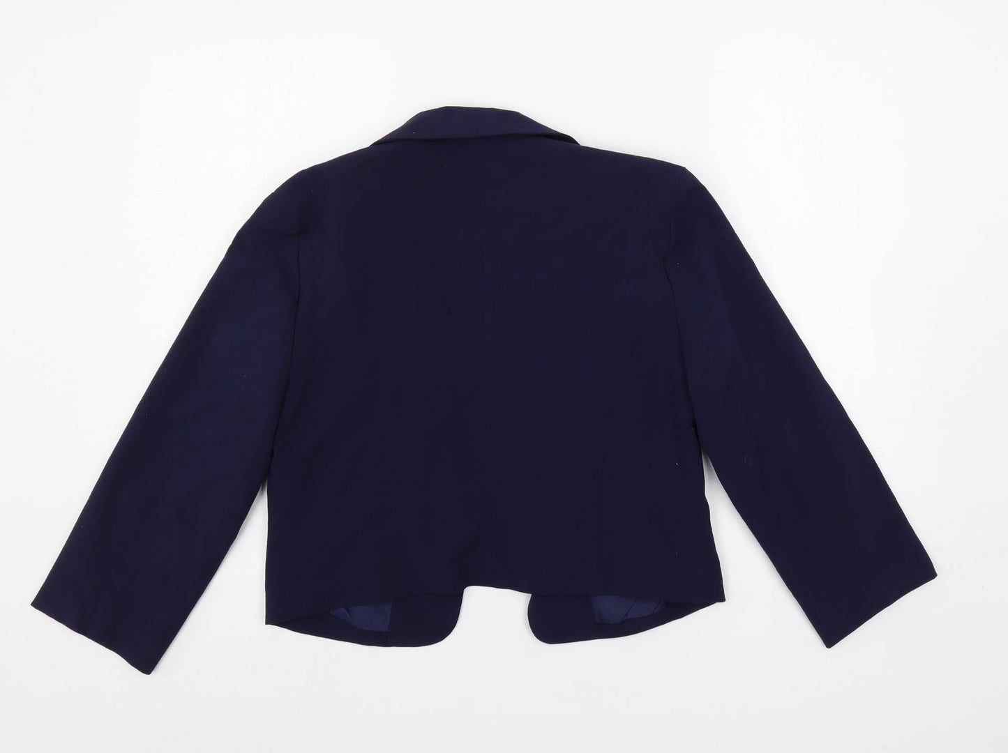 Delias Womens Blue Jacket Blazer Size L - Open