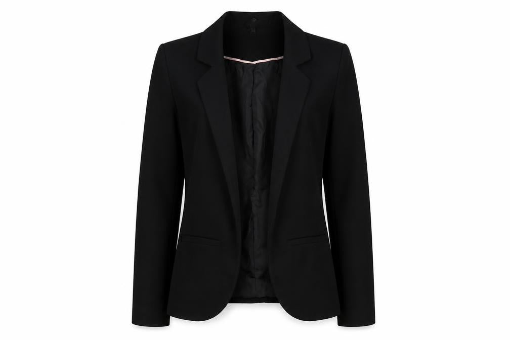 H&M Womens Black Jacket Blazer Size 4 - Open