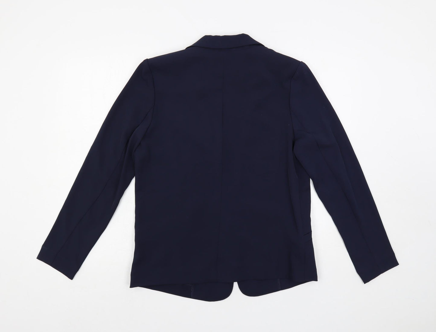 H&M Womens Blue Jacket Blazer Size 12 - Open