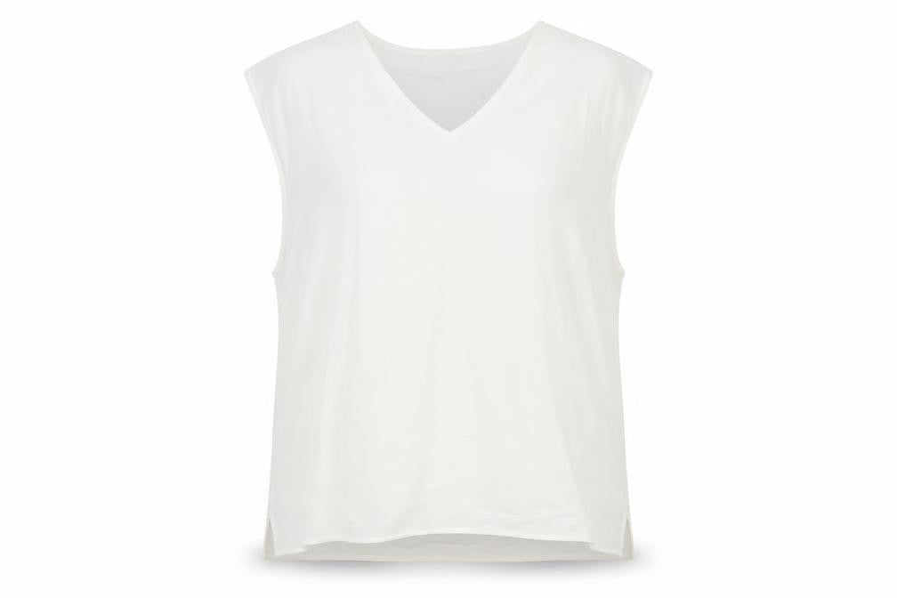 NEXT Womens White Viscose Basic Blouse Size 20 Round Neck