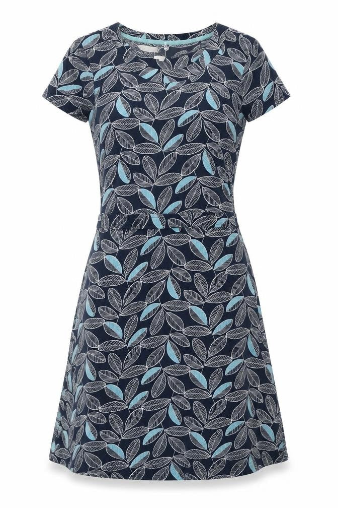 Mudd & Water Womens Blue Geometric Cotton A-Line Size 8 Round Neck Pullover