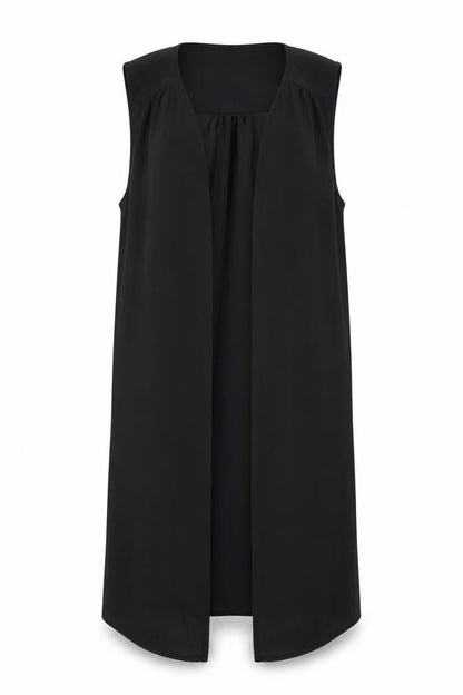 Select Womens Black Polyester Kimono T-Shirt Size 8 V-Neck