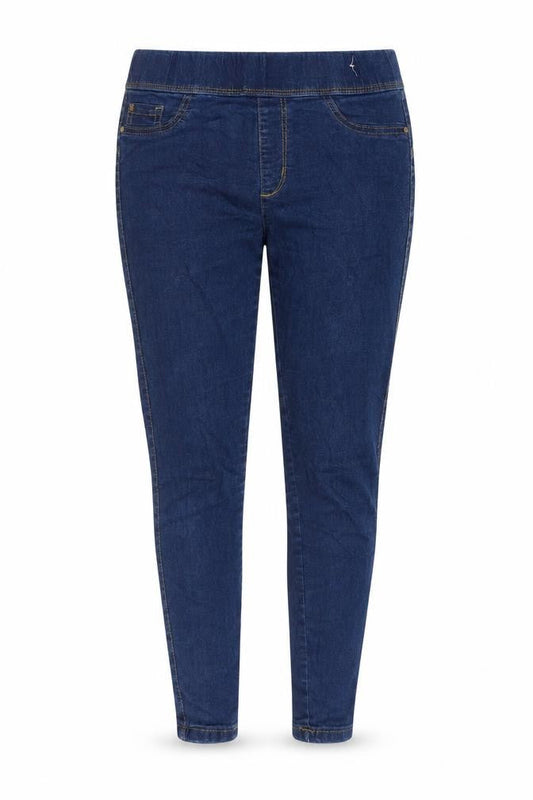 Denim & Co. Womens Blue Cotton Jegging Jeans Size 10 L27 in Regular