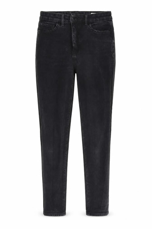 Marks & Spencer Womens Black Cotton Skinny Jeans Size 8 L28 in Regular Zip