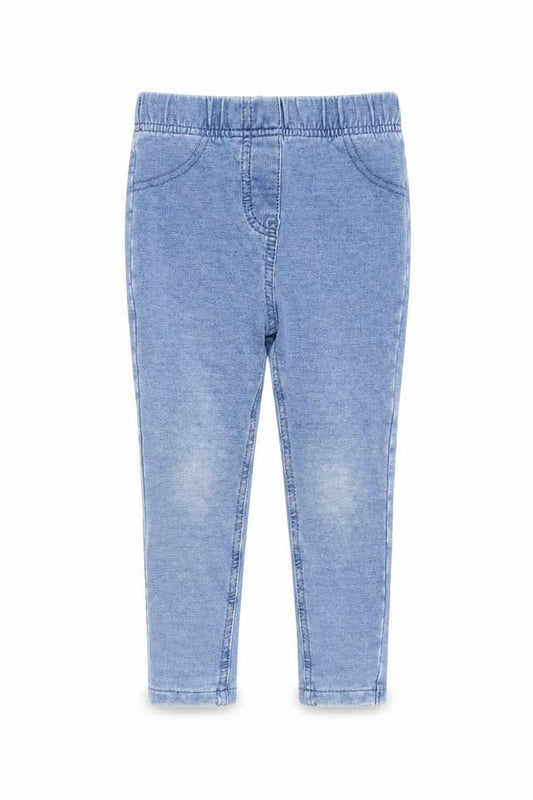 George Girls Blue Cotton Jegging Jeans Size 2 Years Regular Pullover
