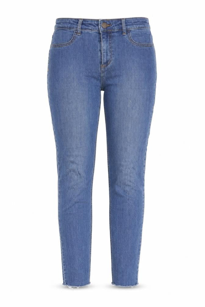 Pieces Womens Blue Cotton Skinny Jeans Size M L28 in Regular Zip