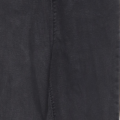 Marks & Spencer Womens Grey Cotton Jegging Jeans Size 30 in L26 in Regular - Elasticated Waist