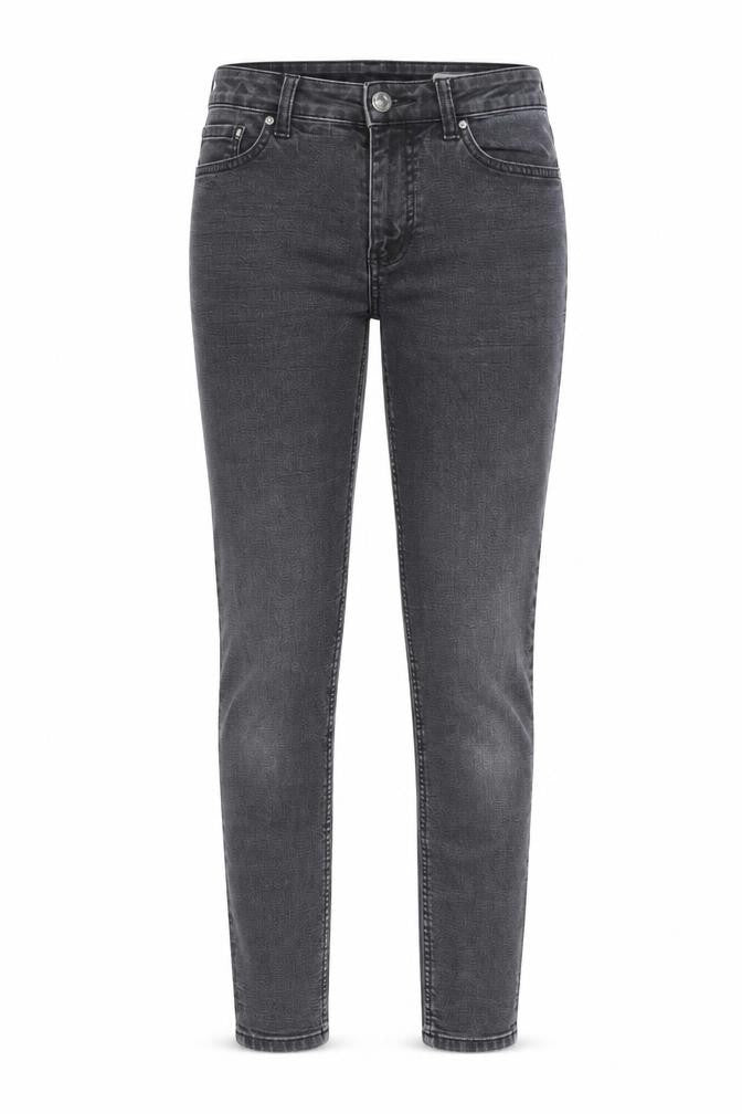 Marks & Spencer Womens Grey Cotton Skinny Jeans Size 10 L27 in Regular Zip - Pockets