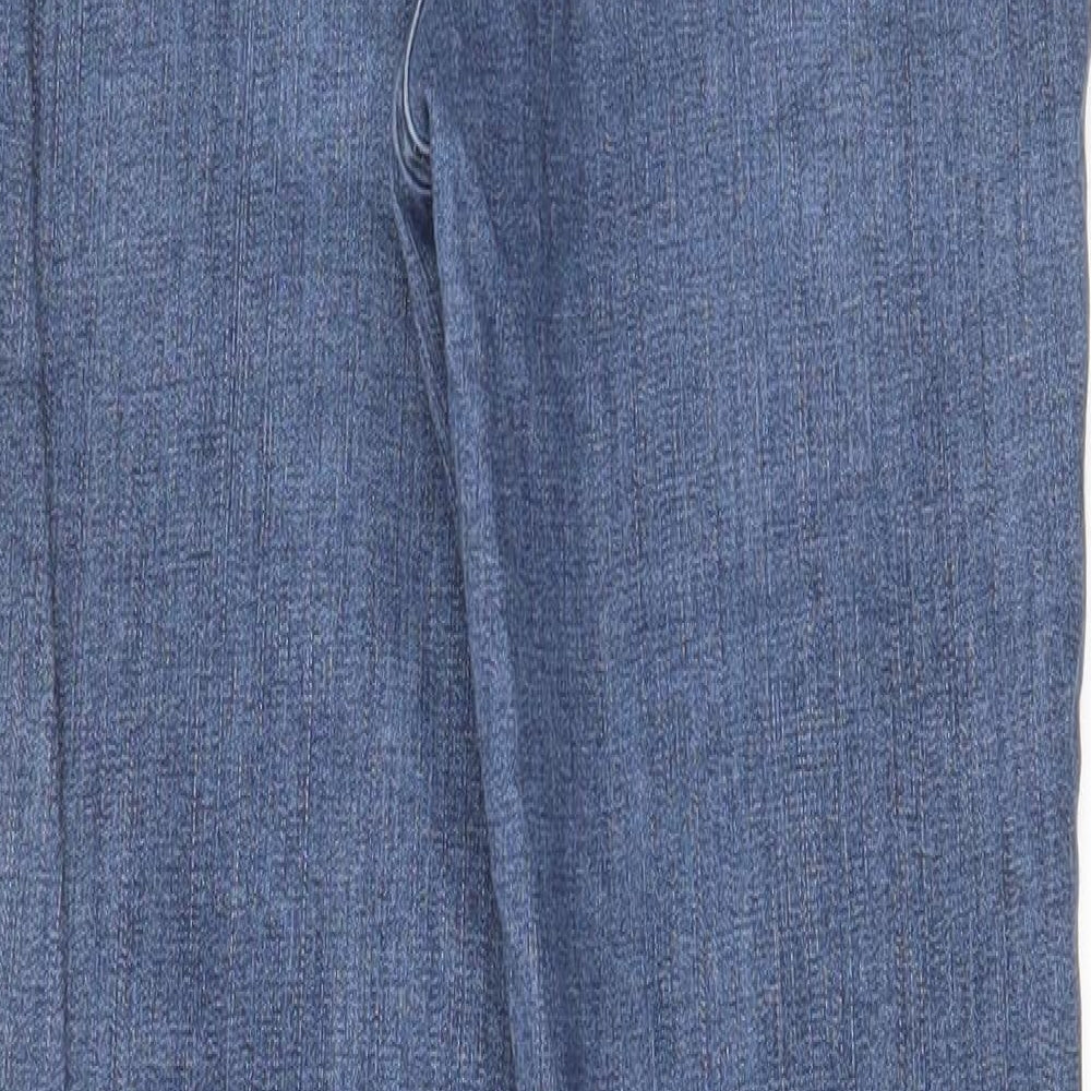 H&M Womens Blue Cotton Skinny Jeans Size XS L28 in Regular