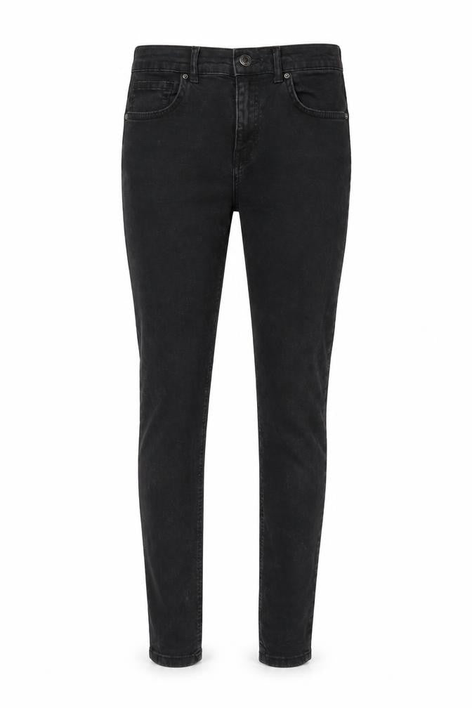Pull&Bear Womens Black Cotton Skinny Jeans Size 10 L26 in Regular Zip - Pockets